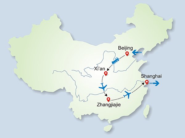 11 Days Beijing-Xian-Zhangjiajie-Shanghai Group Tour