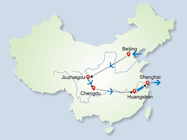13 Days Trip to Jiuzhaigou and Mt Huangshan