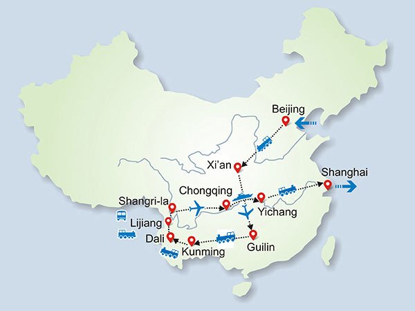 Enjoy the Scenic Yunnan and Mighty Yangtze 21 Days