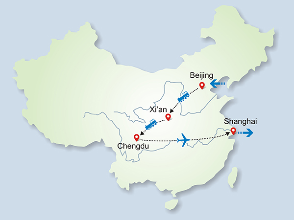 Beijing Xian Chengdu Shanghai Tour 11 Days