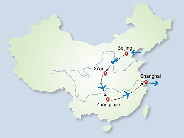 11 Days Beijing-Xian-Zhangjiajie-Shanghai Group Tour