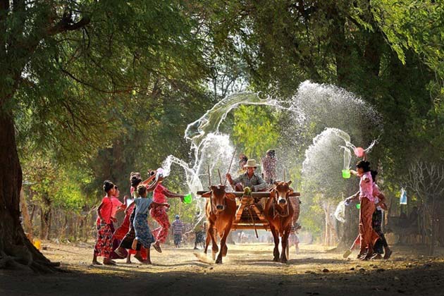 Myanmar Thingyan Water Festival Tour 13 Days