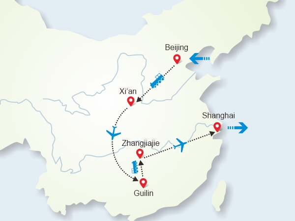 Enjoy Natural Wonders of Zhangjiajie & Guilin 14 Days