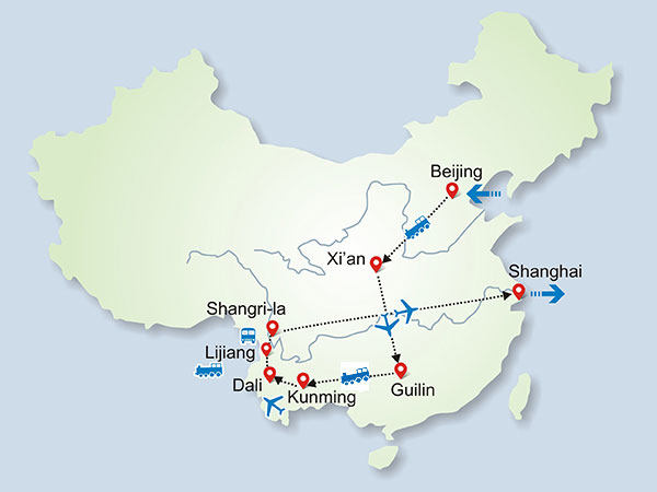 18 Days Experience the Southwest Paradise of China