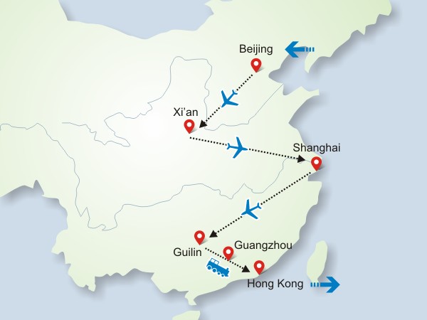 Travel to Best-known Cities in China Tour 14 Days