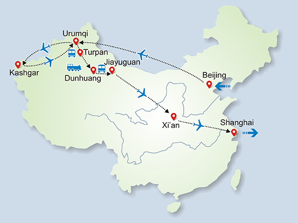 Marco Polo Silk Road Tour 16 Days
