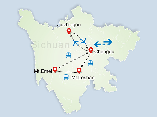 8 Days Highlight Sichuan Tour