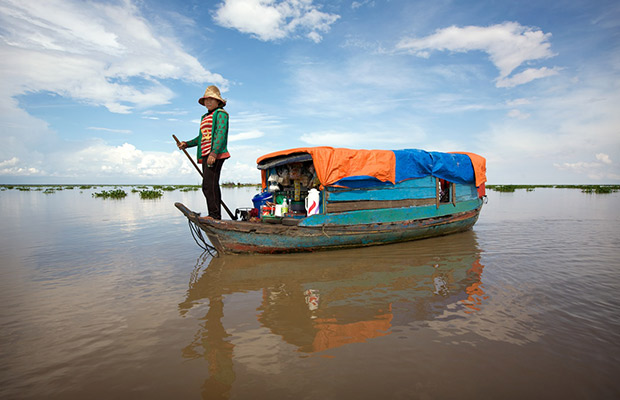 Floating Village and Tonle Sap Lake Boat Tour Half-Day