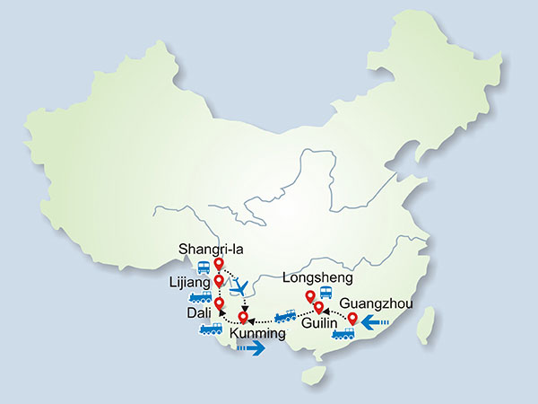 14 Days Southwest China Tour